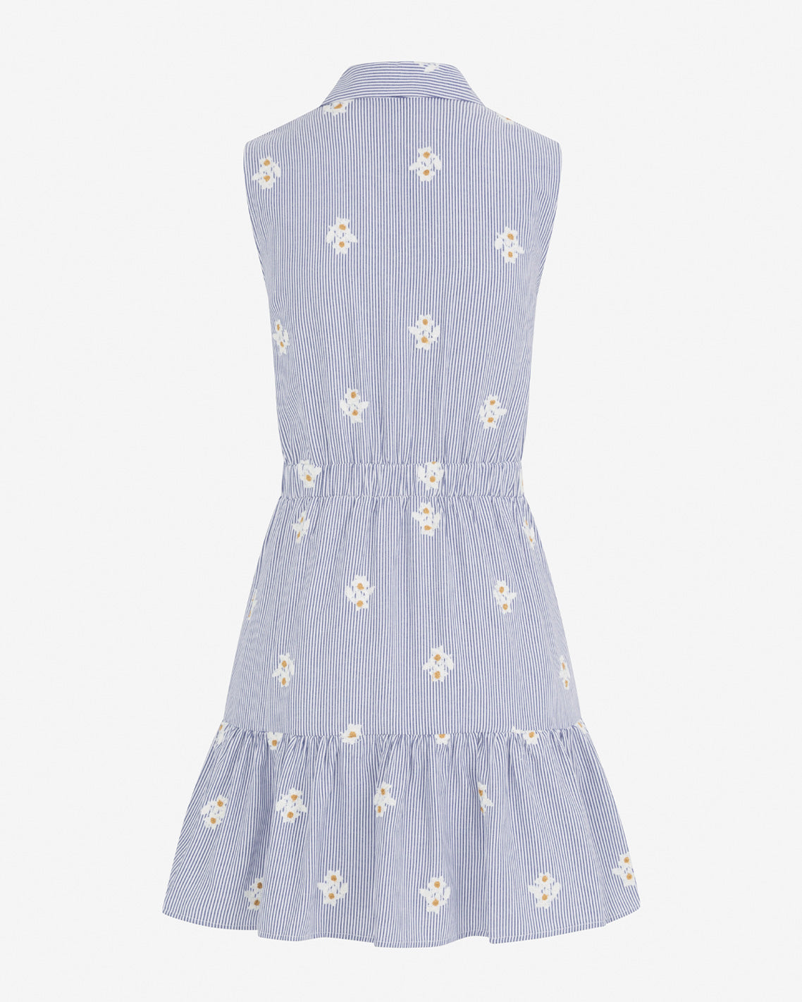 Laken Tie Waist Stripe Dress | Color - Blue/White / XS