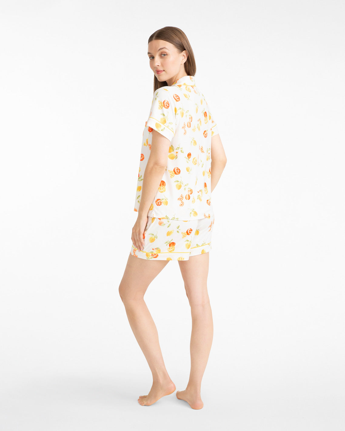 Sara Pajama Set in Citrus