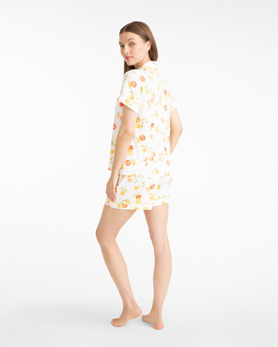 Sara Pajama Set in Citrus