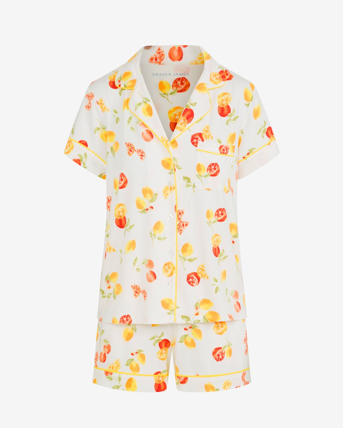 Sara Pajama Set in Citrus