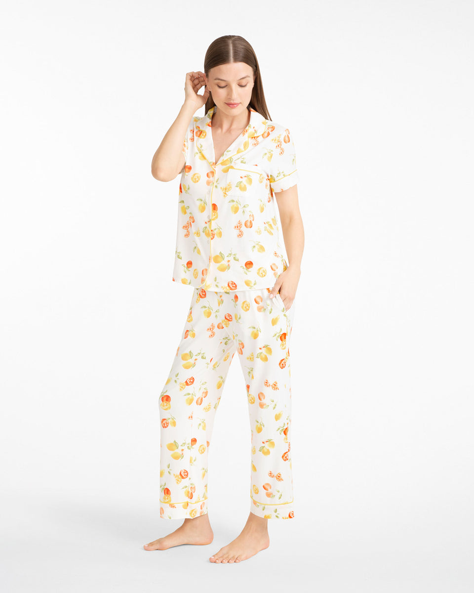 Linda Pajama Set In Citrus Draper James linda-pajama-set-in-citrus-draper-james