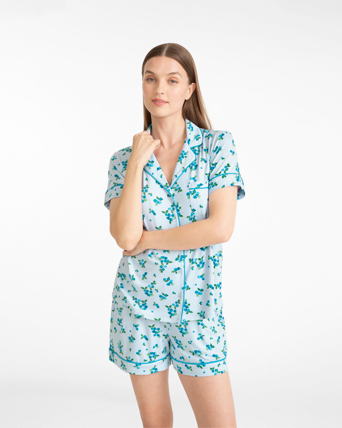 Sara Pajama Set in Berries