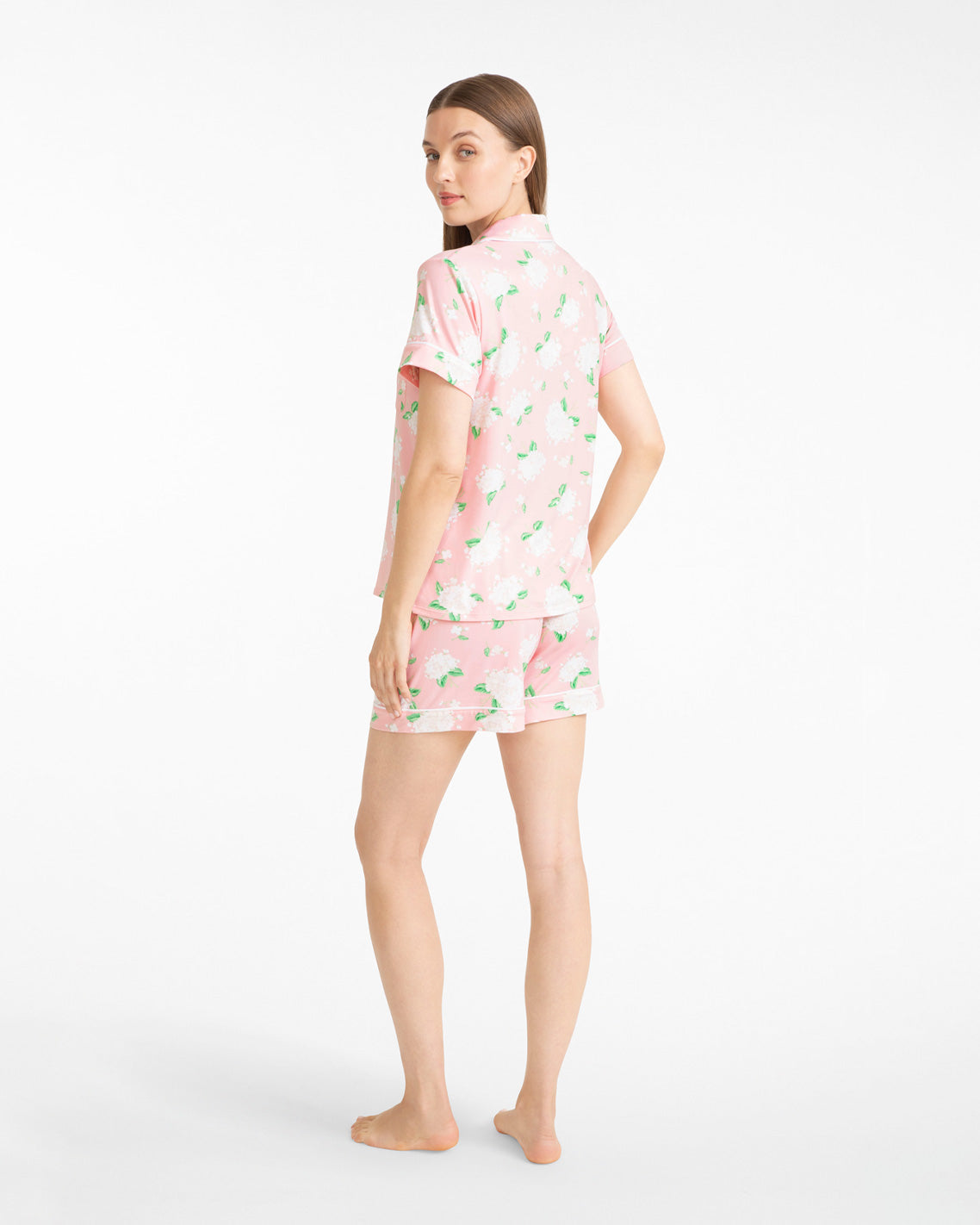 Sara Pajama Set in Hydrangeas