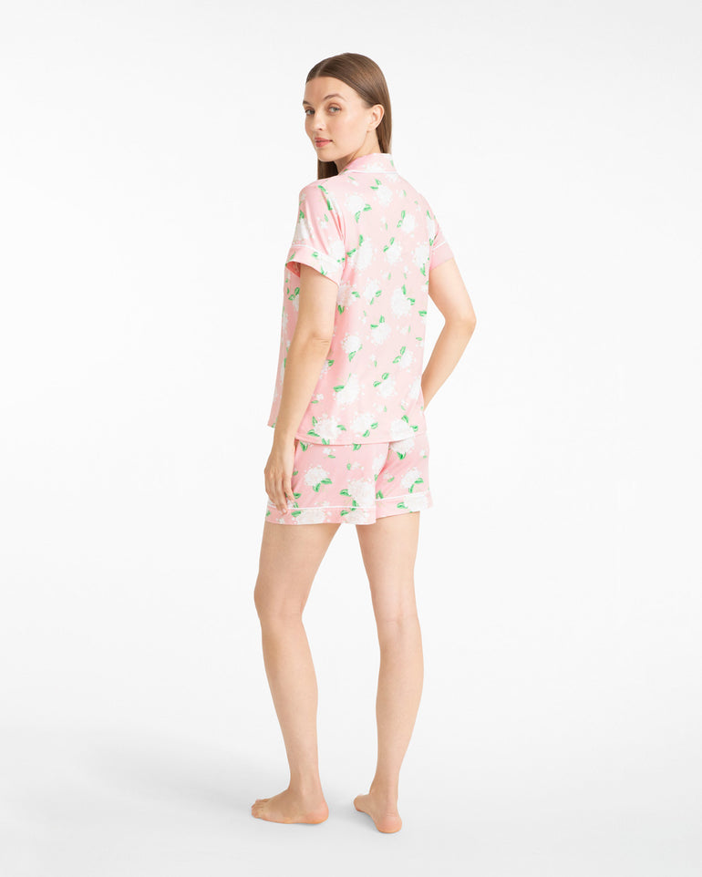 Sara Pajama Set in Hydrangeas