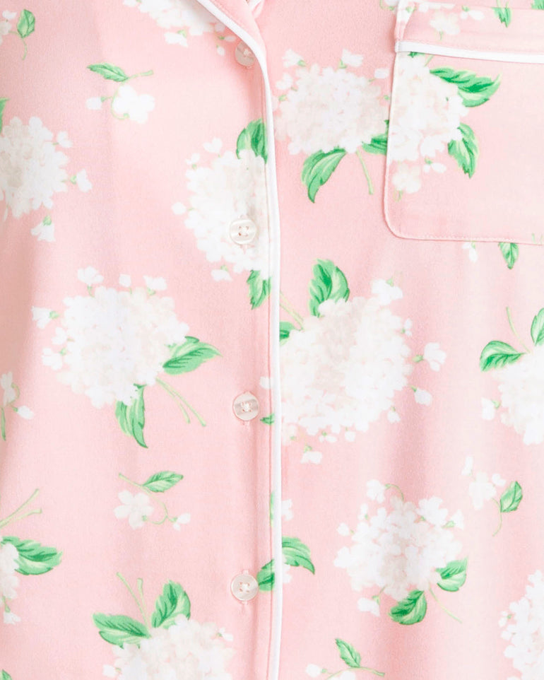 Sara Pajama Set in Hydrangeas