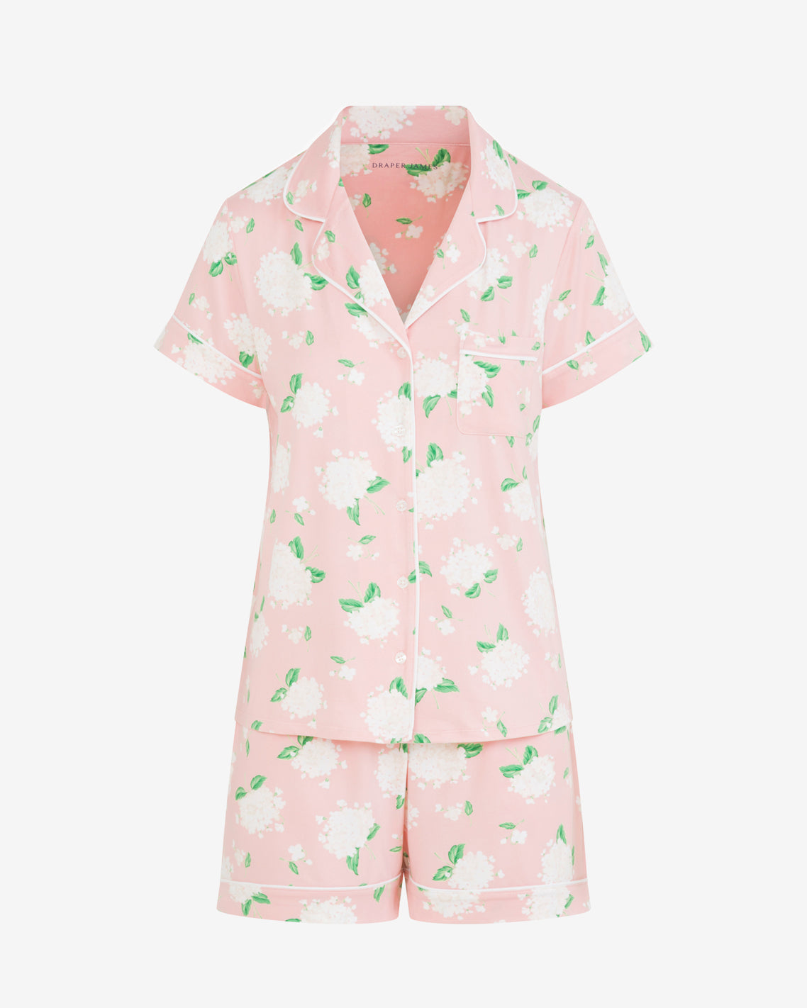 Sara Pajama Set in Hydrangeas