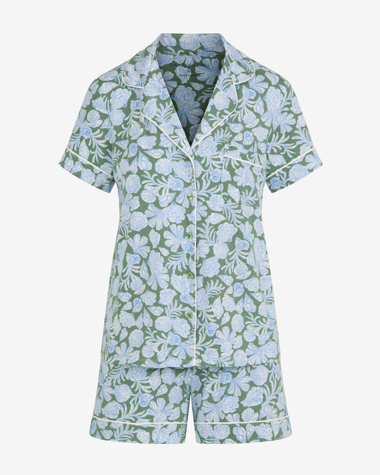 Sara Pajama in Shell Fan