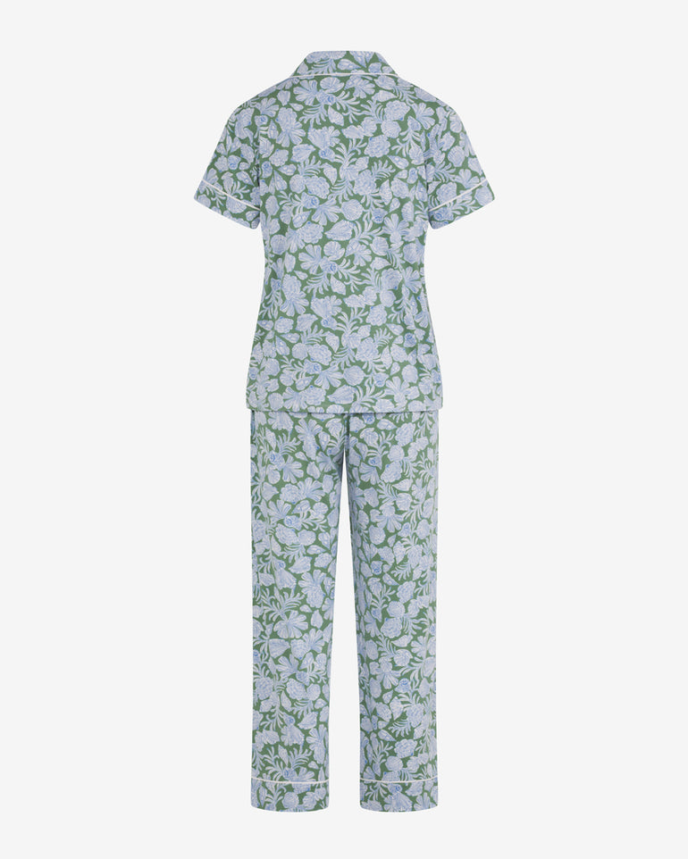Short Sleeve Linda in Shell Fan