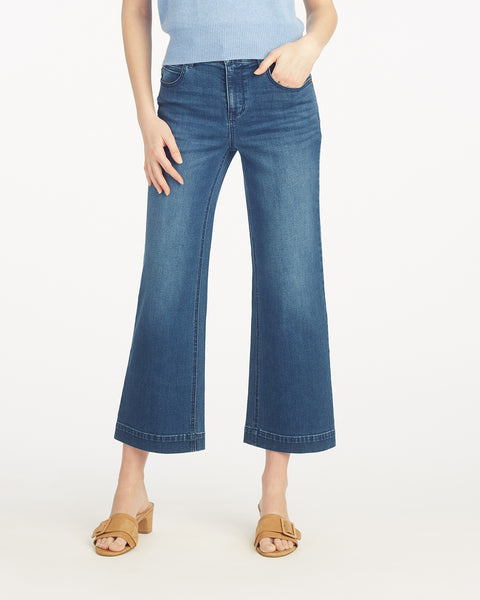 5-Pocket Wide Leg Crop – Draper James