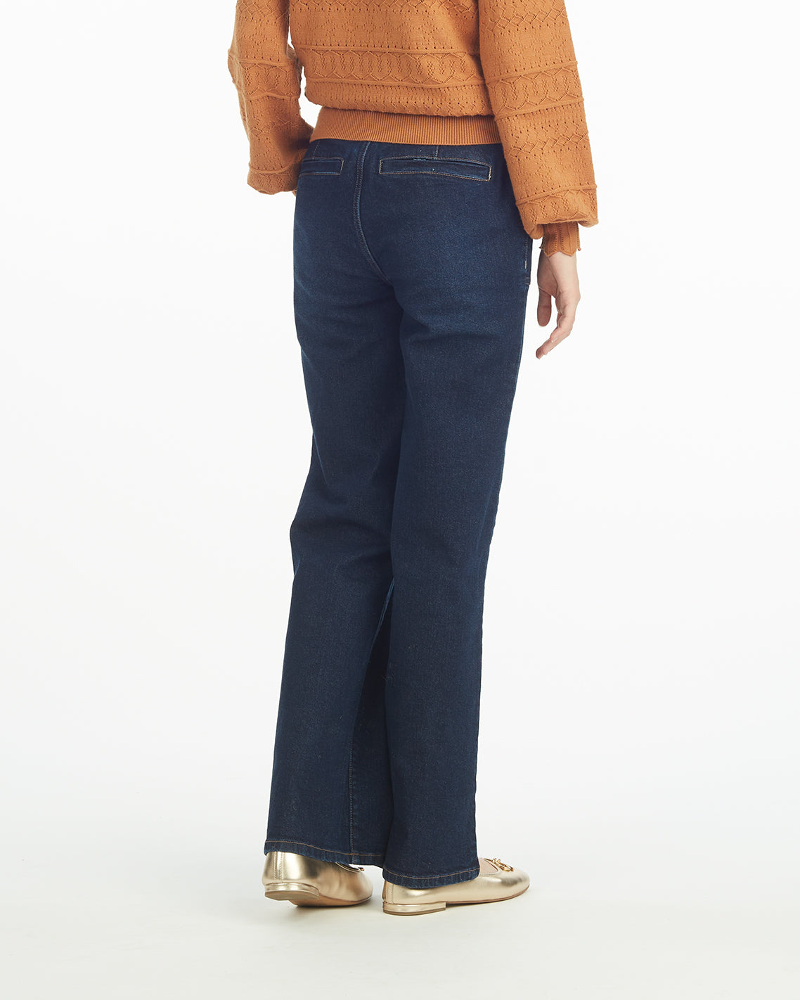 Wide Leg Denim in Dark Wash