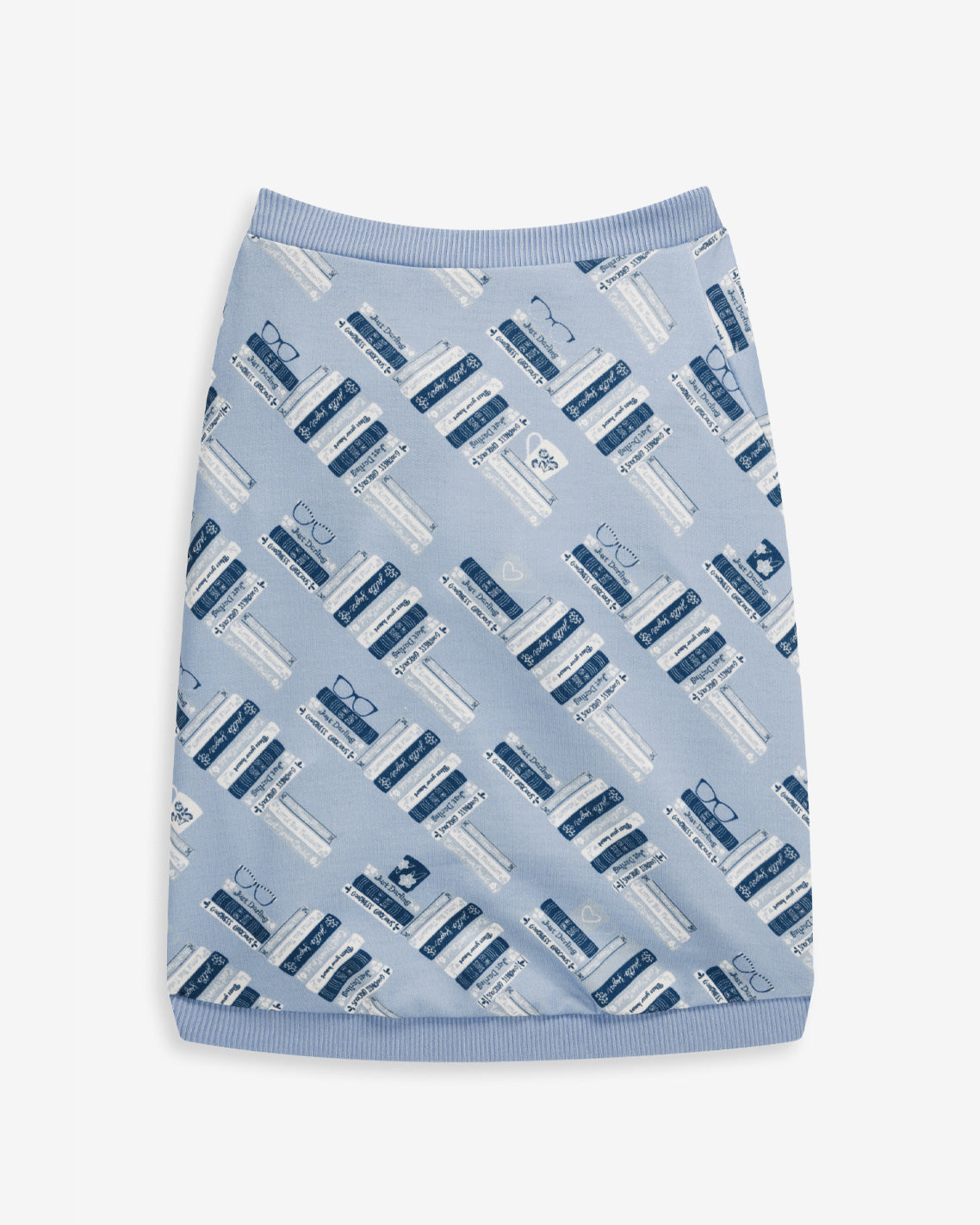 Blue Book Print Sweatshirt