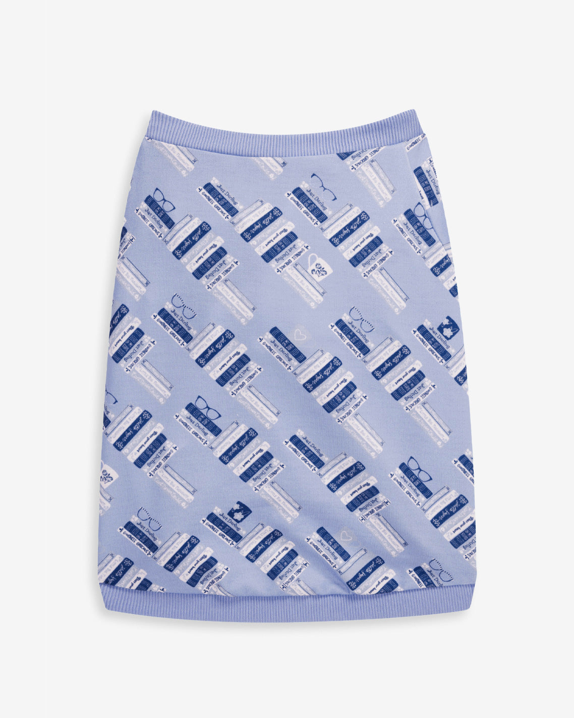 Blue Book Print Sweatshirt