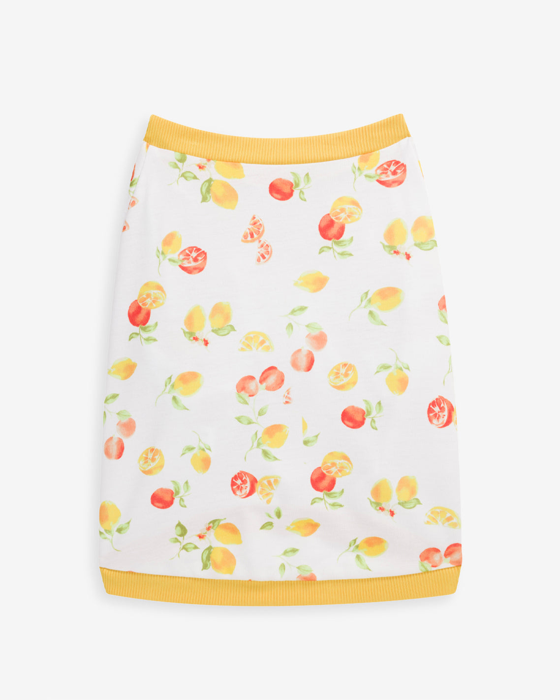 White Watercolor Citrus Sweatshirt