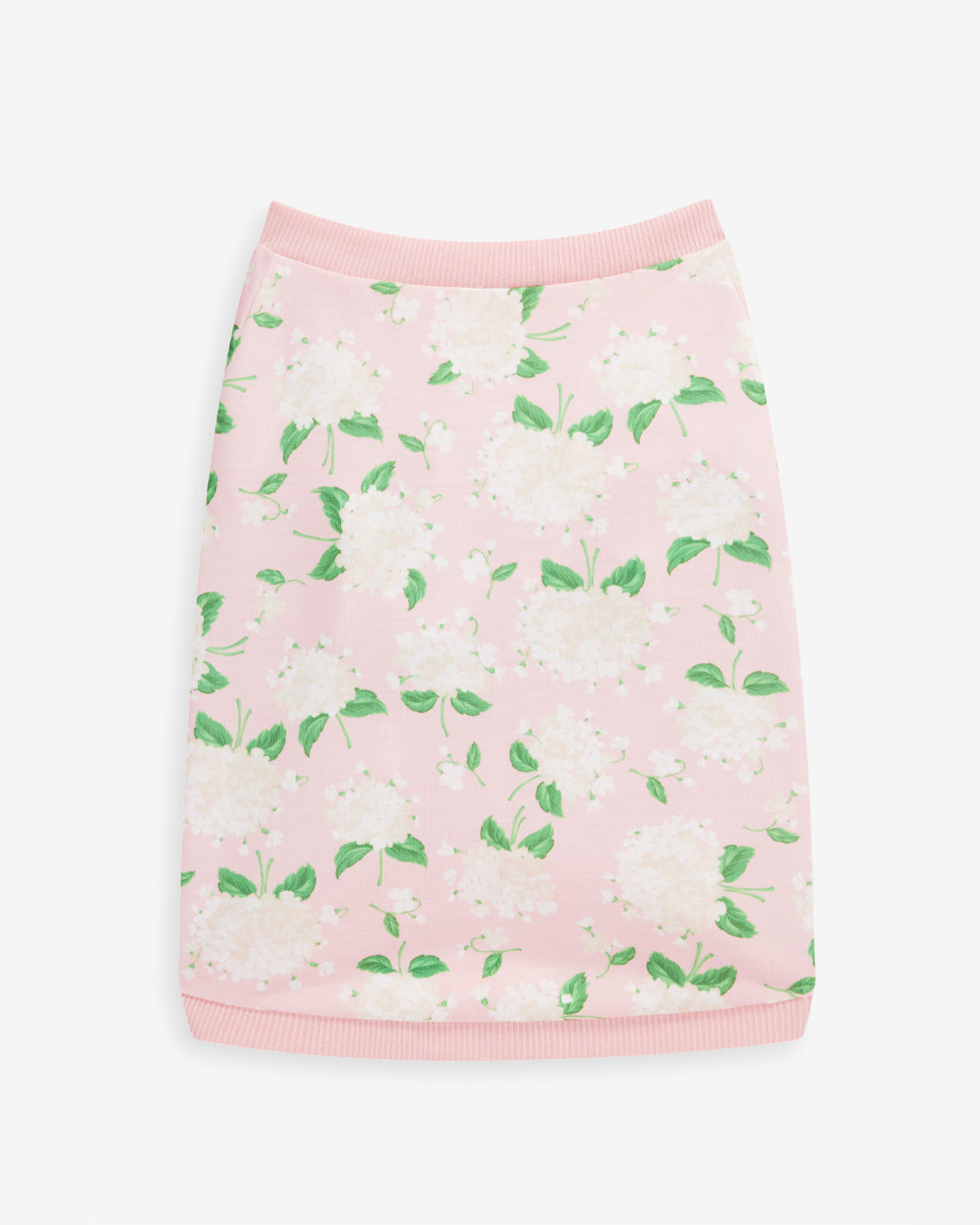 Pink Hydrangea Print Sweatshirt