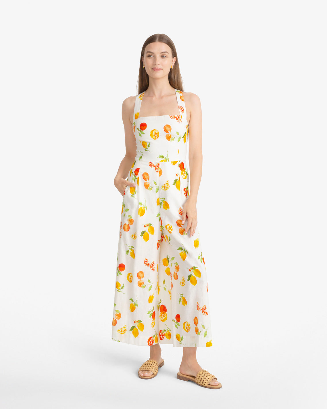 Kendall Jumpsuit Citrus Print