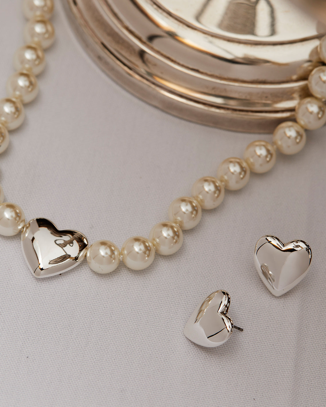 Puffy Heart Studs