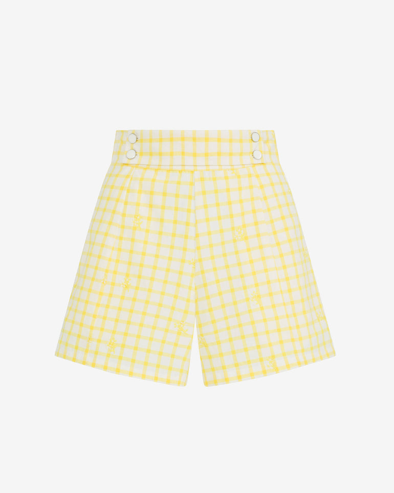 Grid Print Short