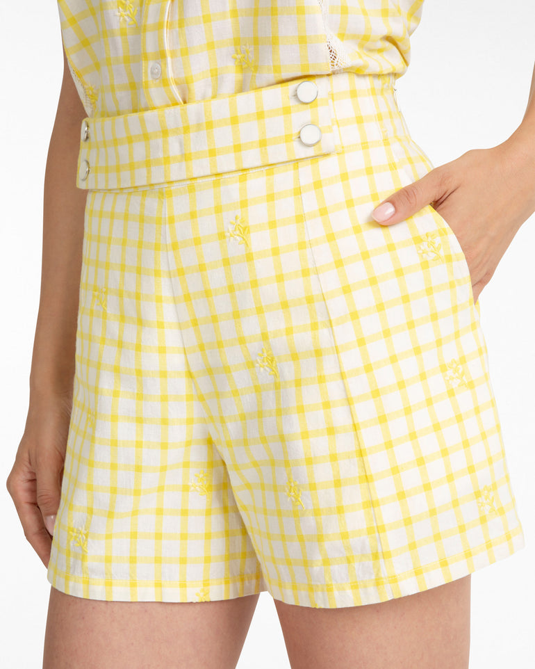 Grid Print Short