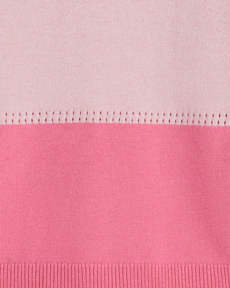 Colorblock Crewneck Sweater