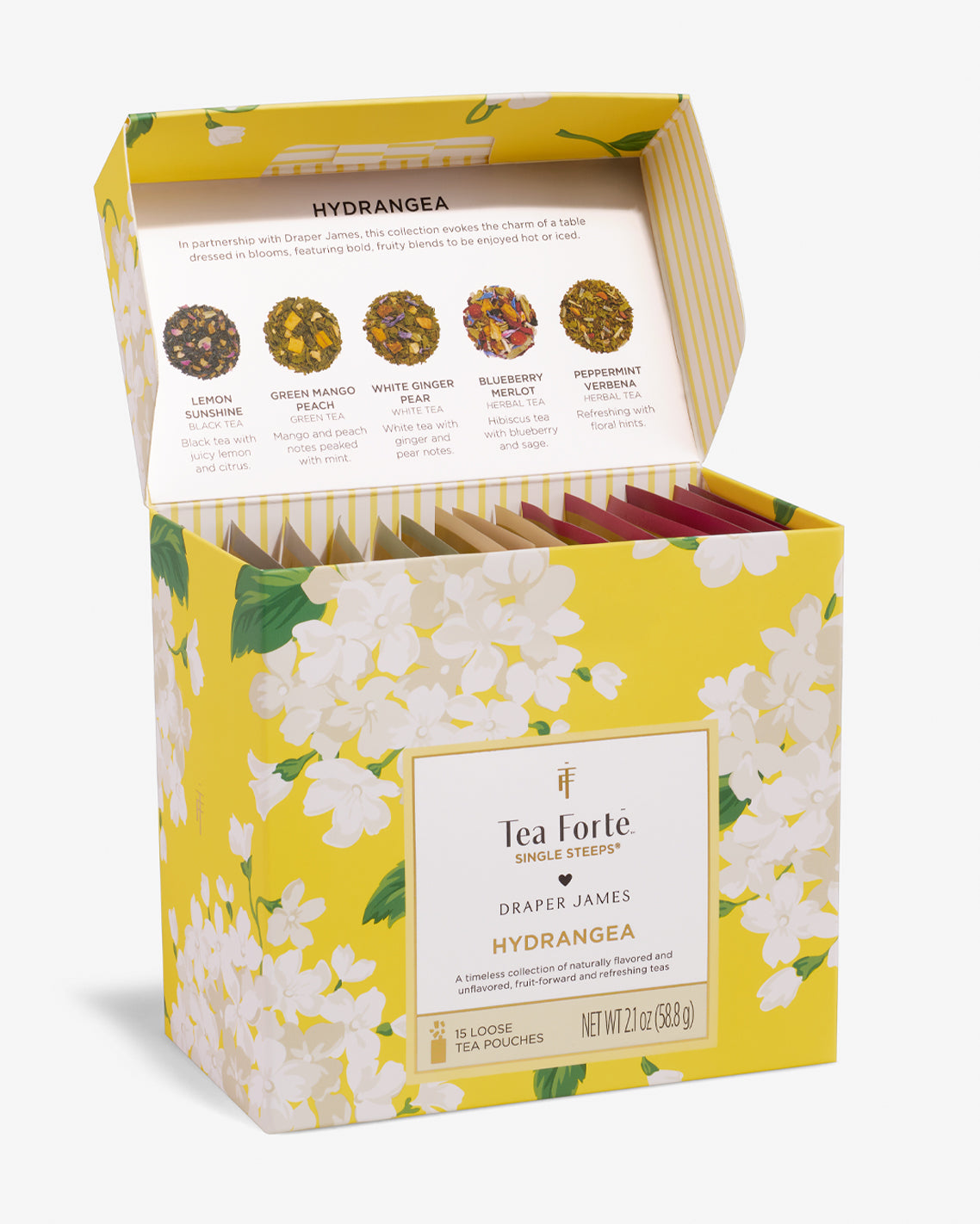 Hydrangea Single Steeps® Sampler