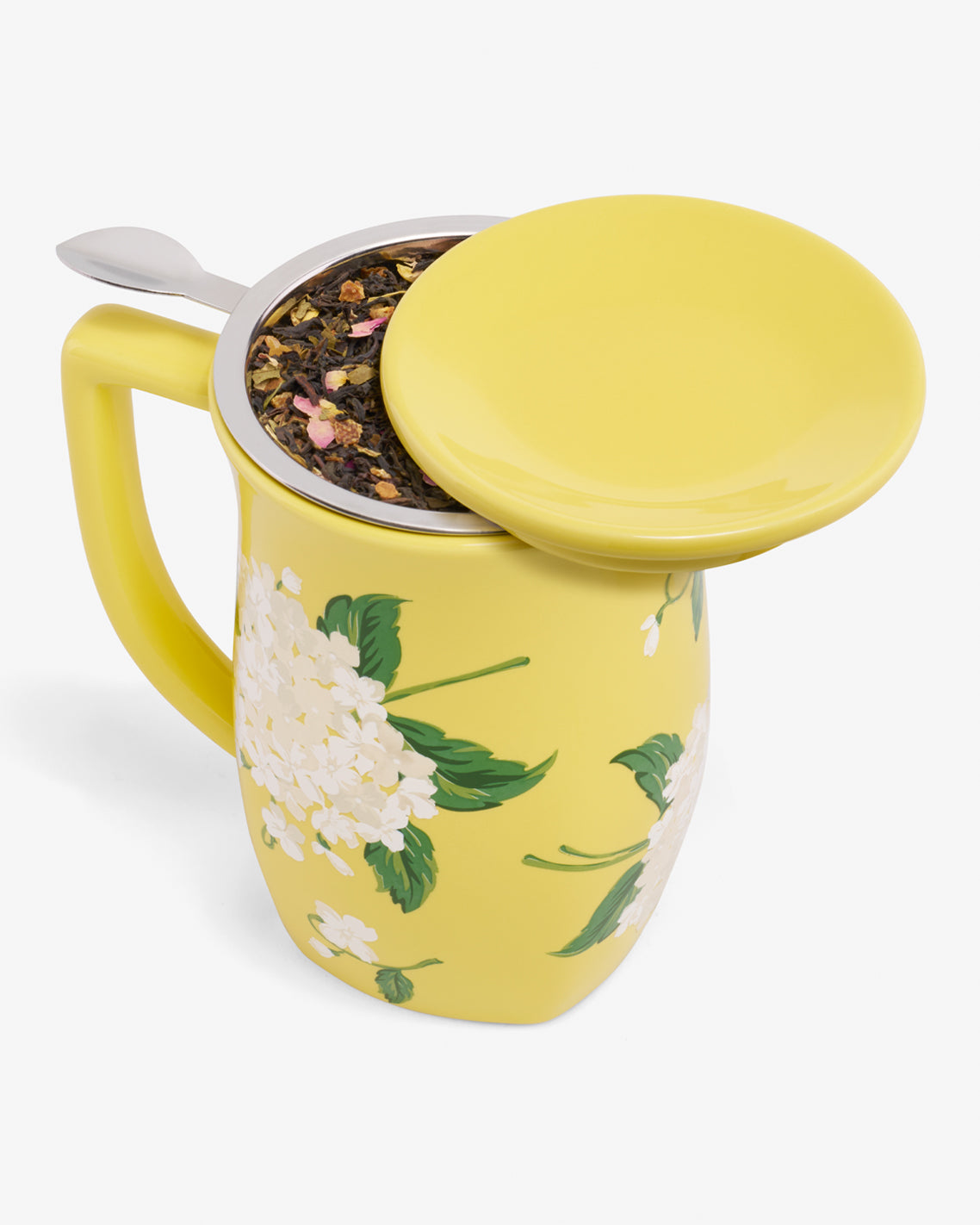Hydrangea Fiore Steeping Cup with Infuser