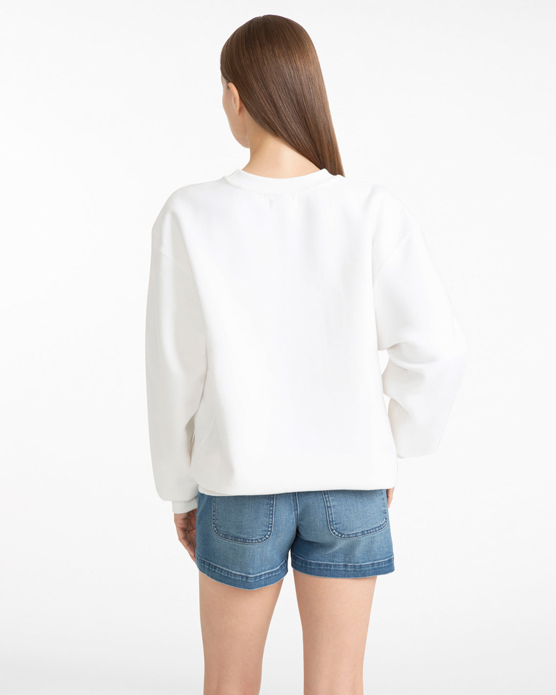 Nashville Crewneck Sweatshirt in Magnolia White Multi