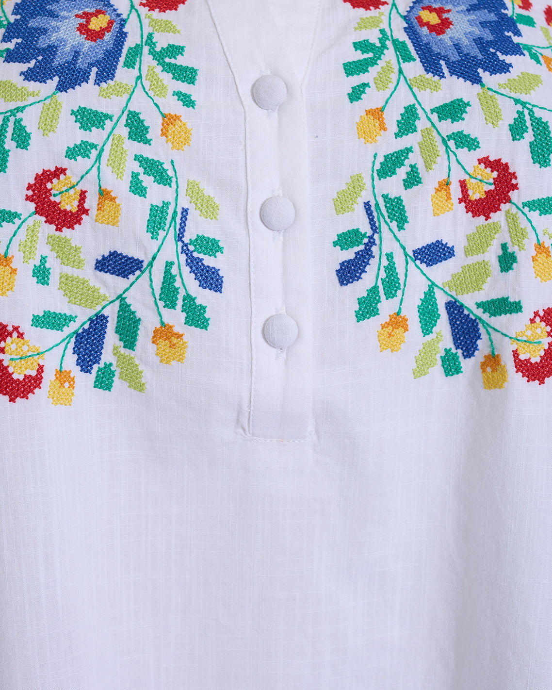 Long Sleeve Top with Floral Embroidery (PRE ORDER | SHIP BY 6/9)*