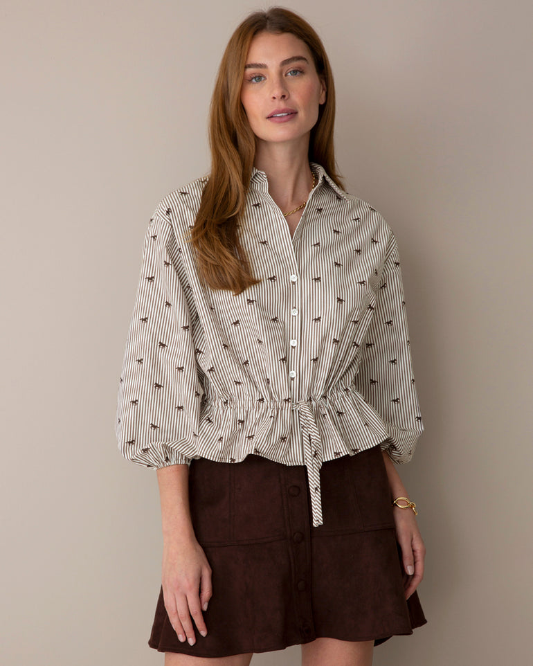 Top in Derby Stripe