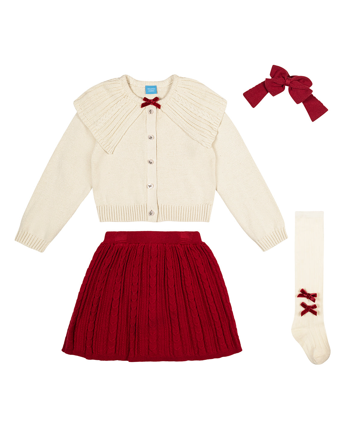 Girls Sweater and Skirt Set
