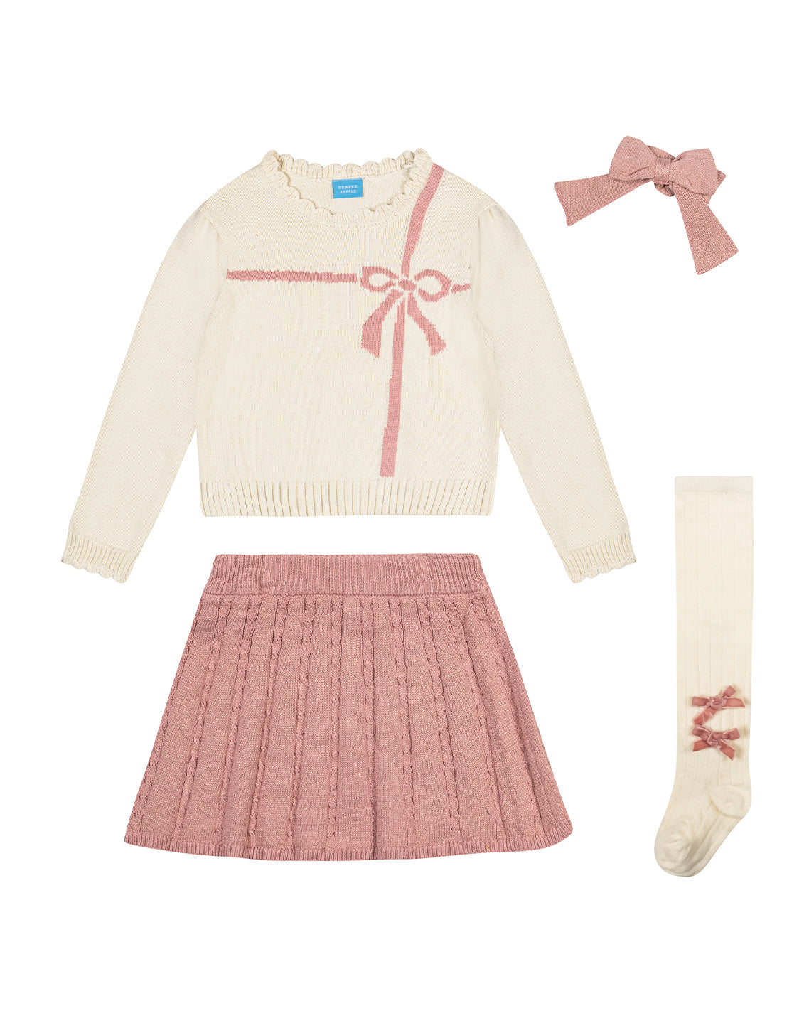 Girls Sweater and Skirt Set