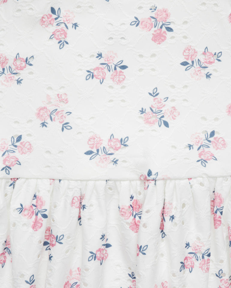 Jacket Floral Dress Set in Pink