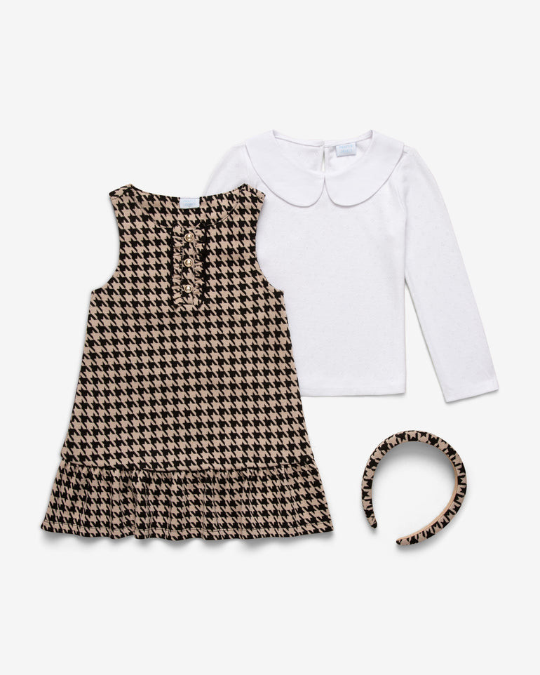 Girls Jumper Dress in Moonlight