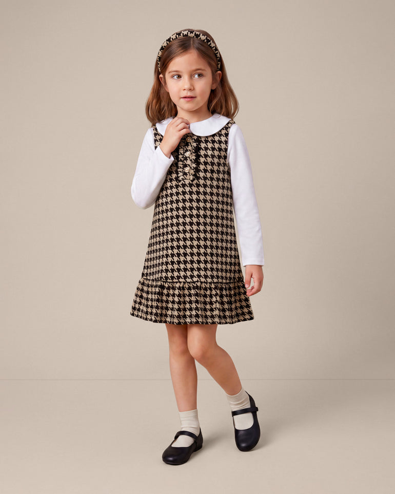 Girls Jumper Dress in Moonlight