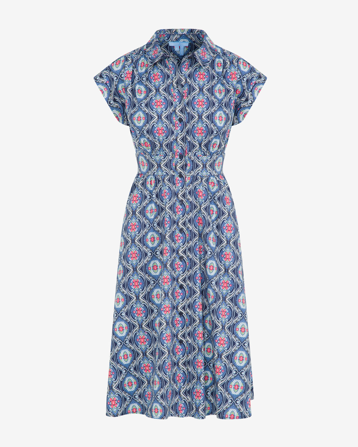 Farrah Printed Shirtdress
