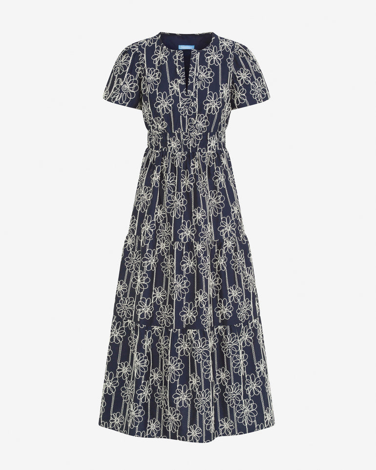 Hollie Midi Dress in Embroidery