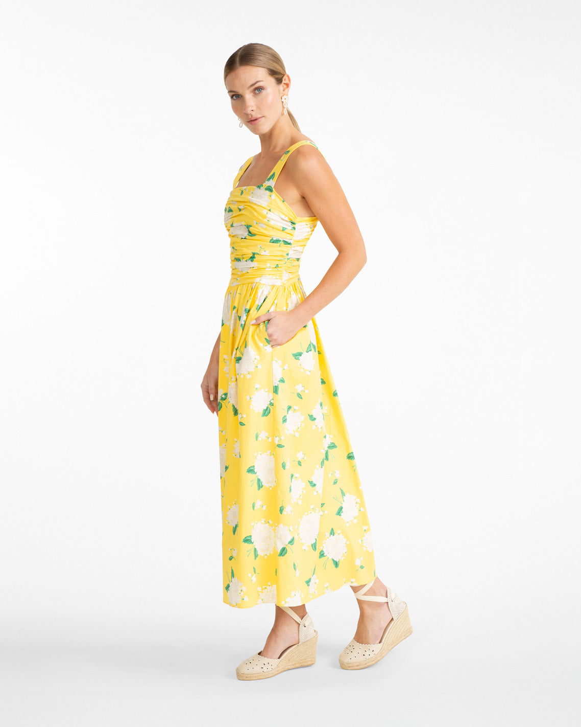 Patti Midi Dress in Floral