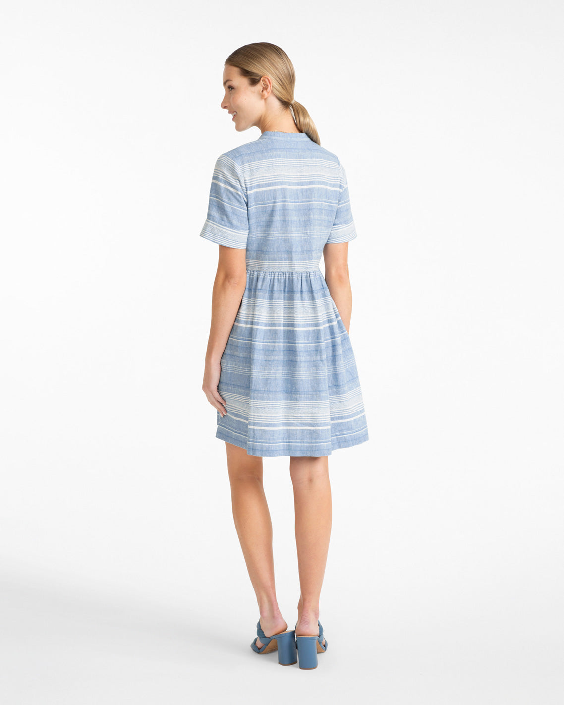 Simone Mini Dress in Stripe Draper James Simone Mini Dress in Stripe Draper James
