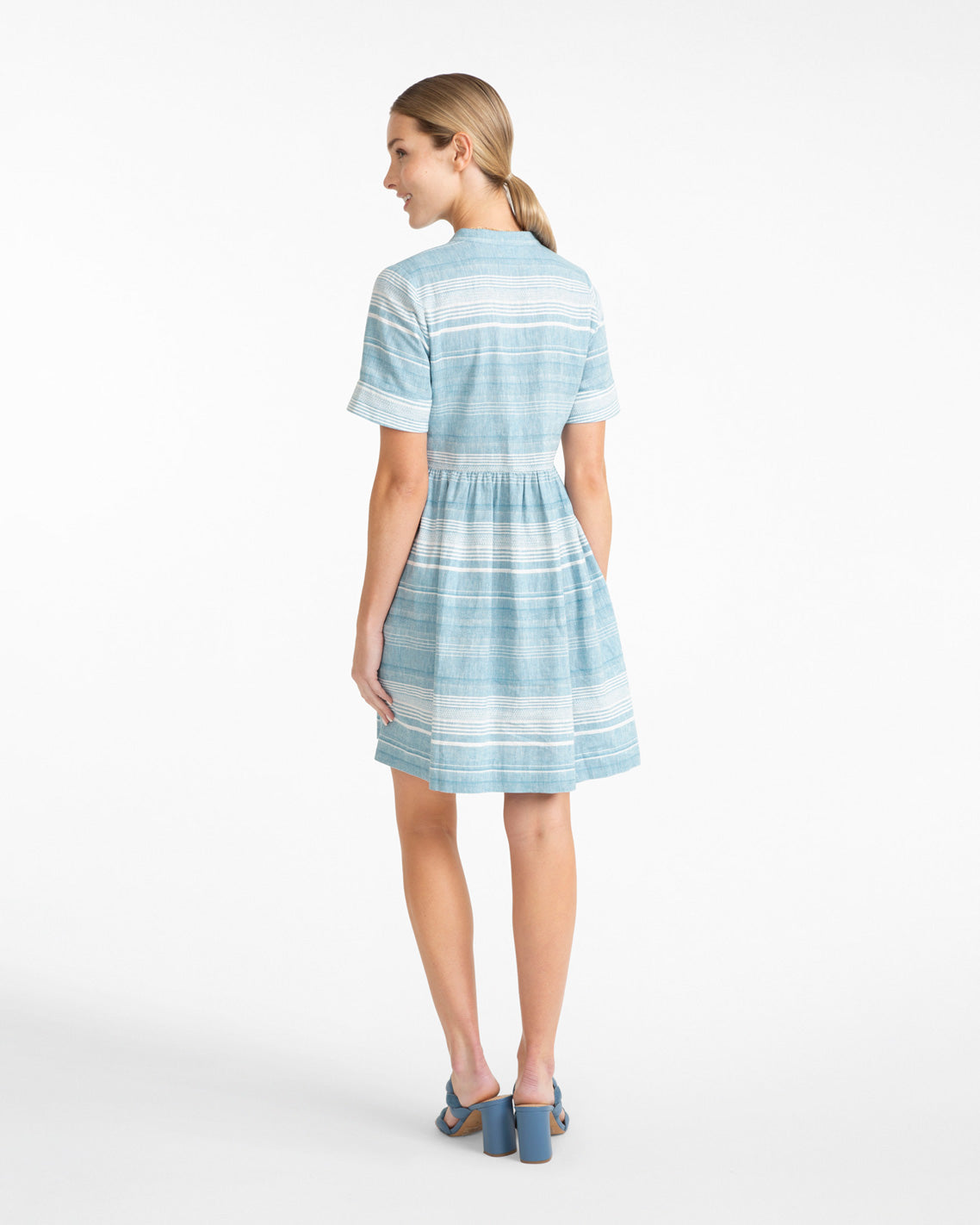 Simone Mini Dress in Stripe