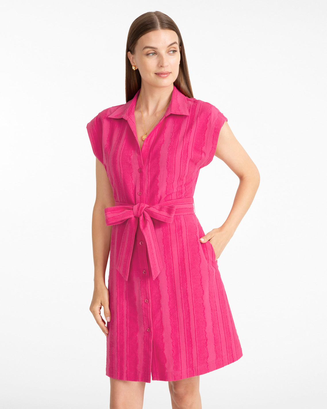 Trisha Mini Shirtdress