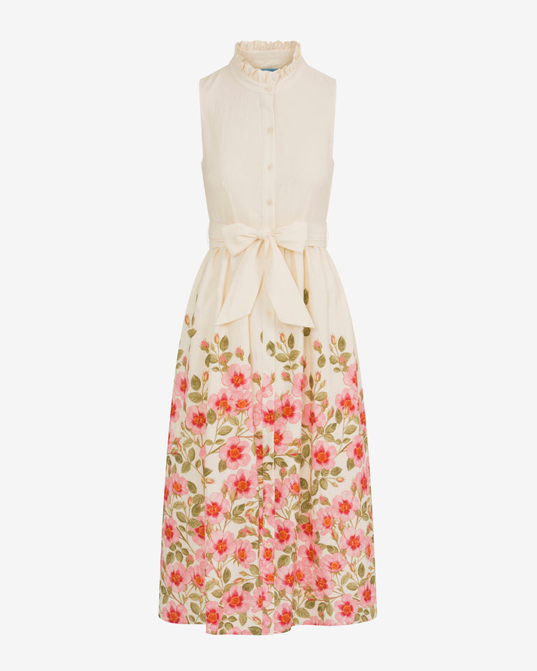 Aria Sleeveless Dress in Wild Rose