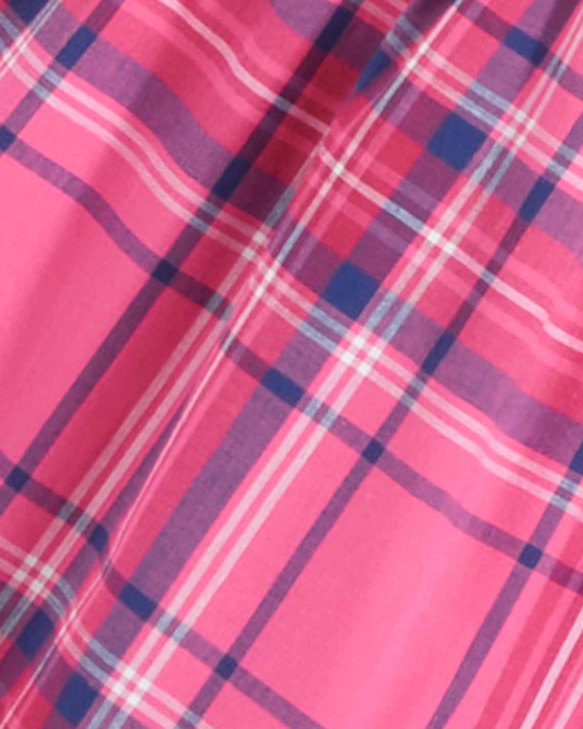 Loretta Shirt Dress in Pink Angie Plaid
