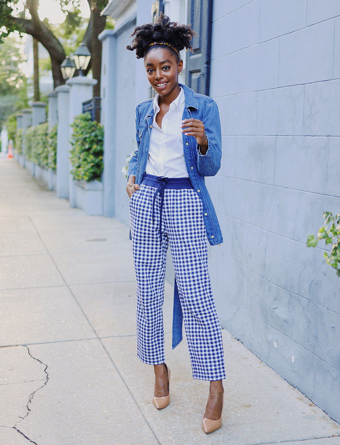 Outfit of the Day – Gingham and Freezing Cold Weather — Blonde Up North