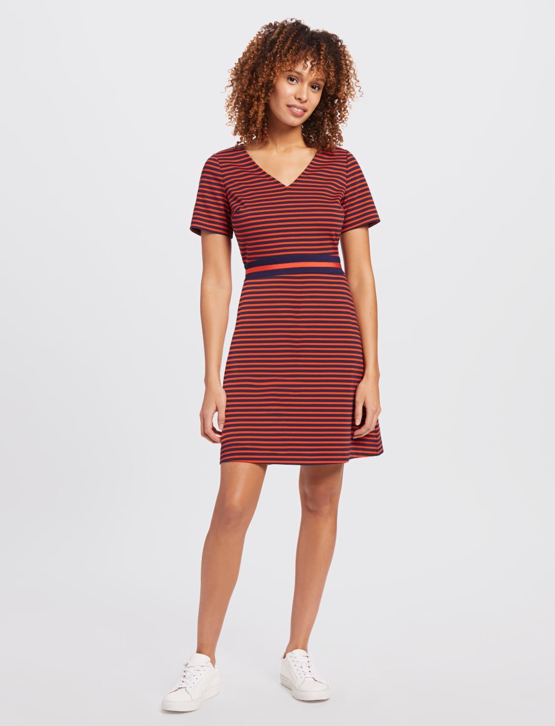 Red and Navy Stripe