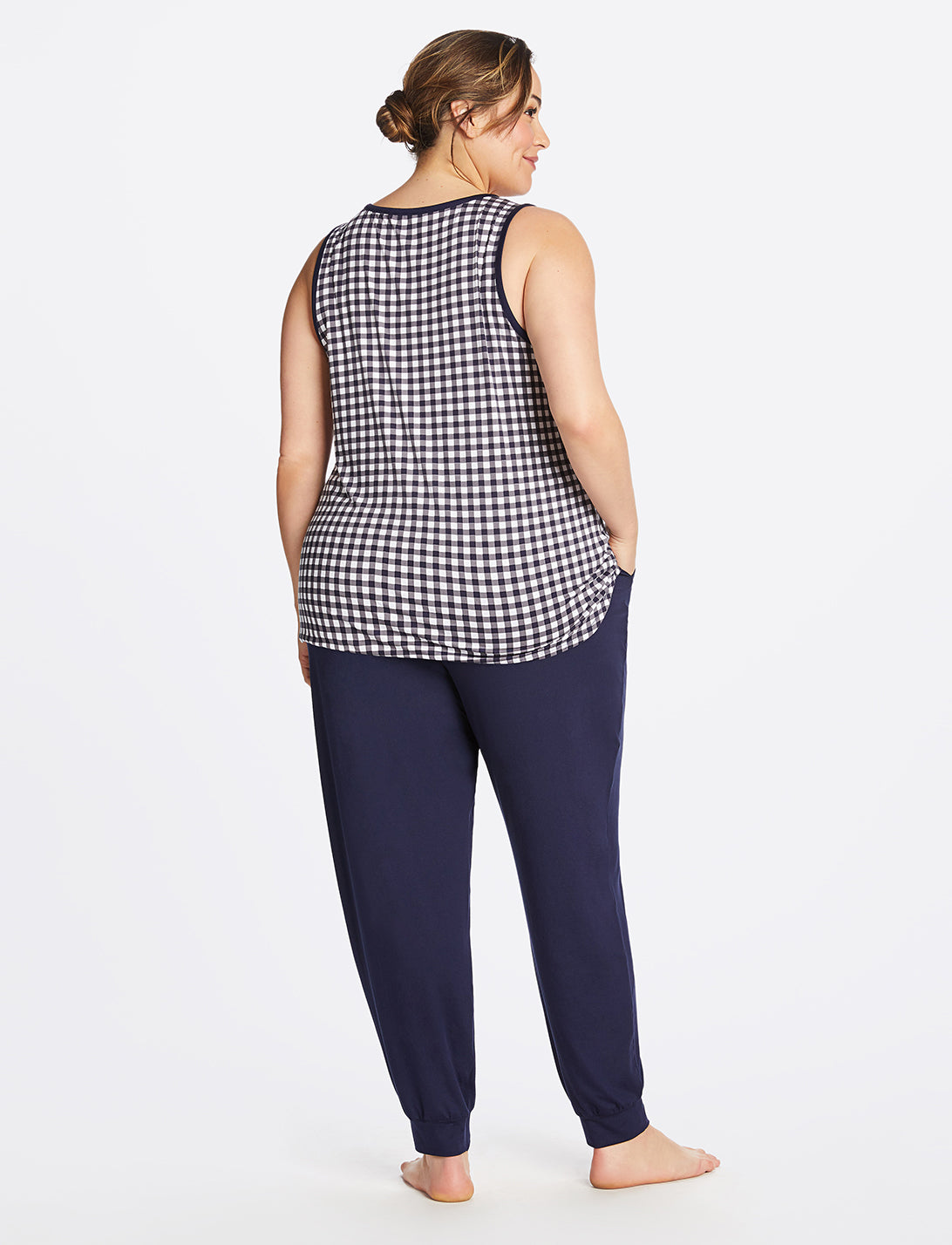 Plus size 2024 tank top pajamas