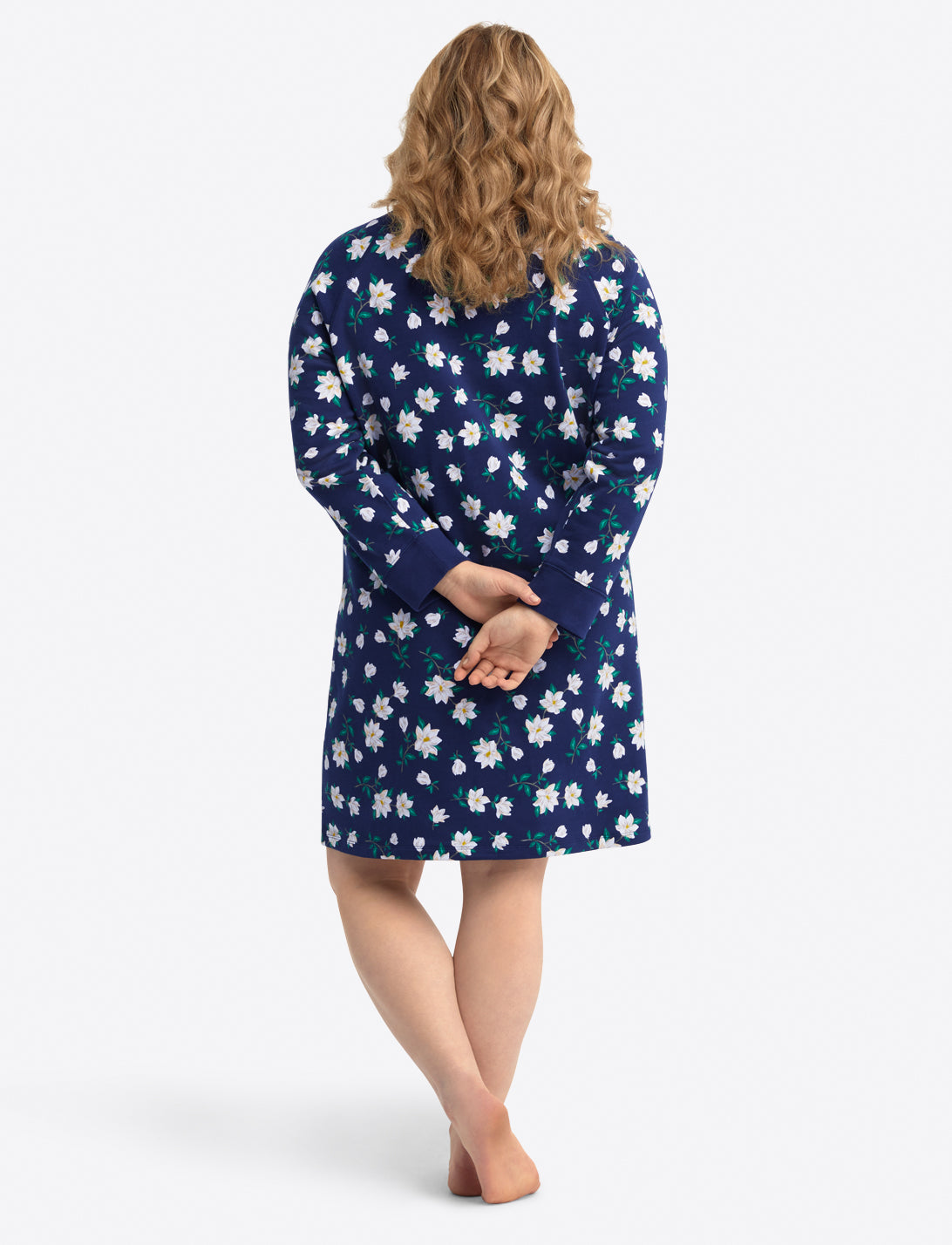 Natalie Sweatshirt Dress in Magnolia