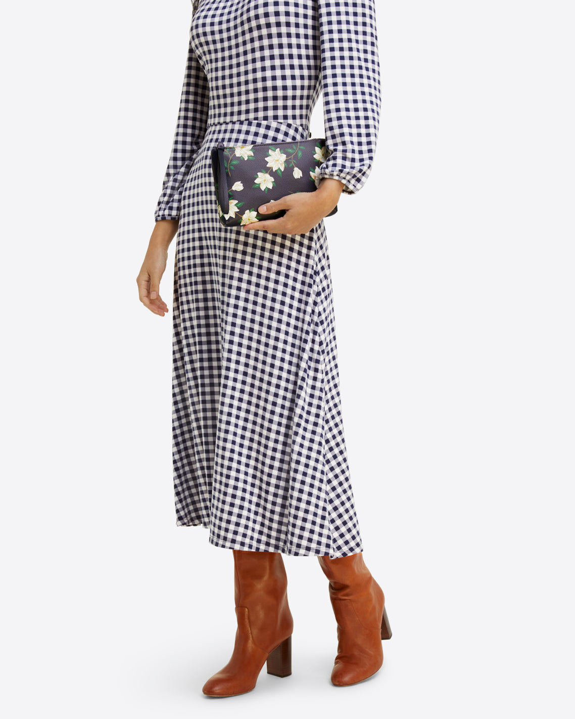 Fit & Flare Dress in Gingham