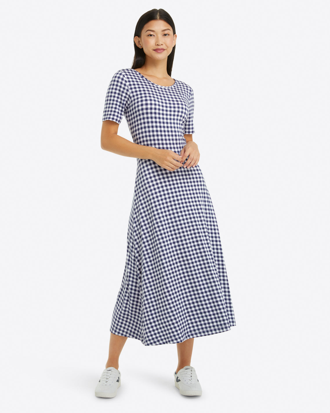 Tammy T-Shirt Dress in Gingham