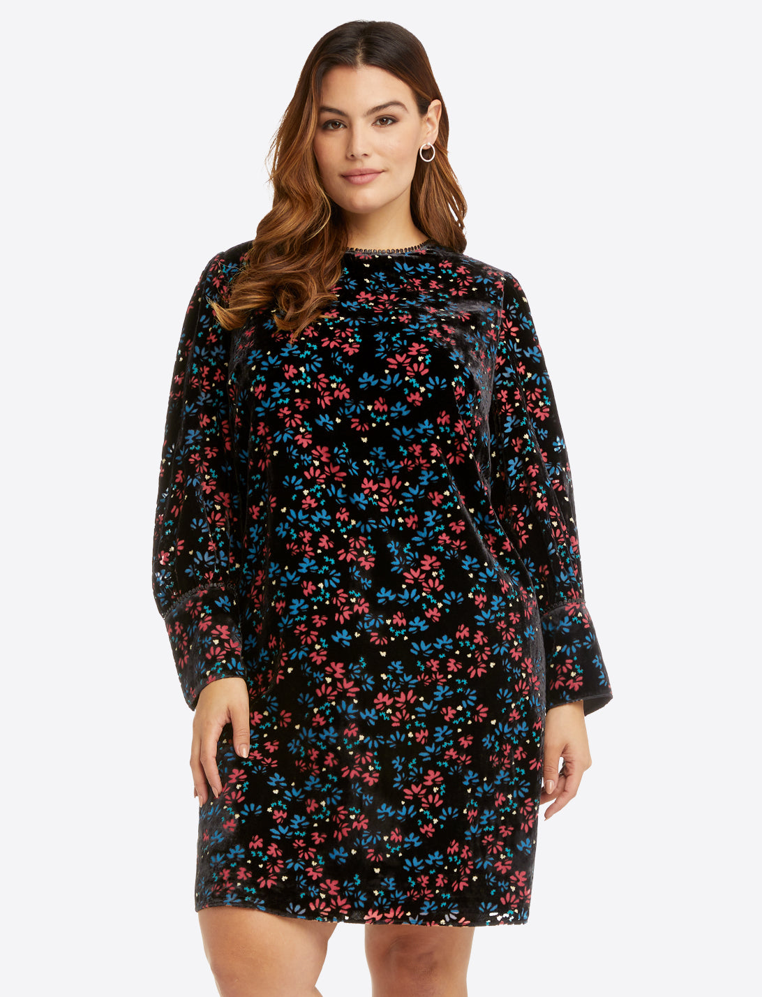 Velvet Shift Dress in Holly – Draper James