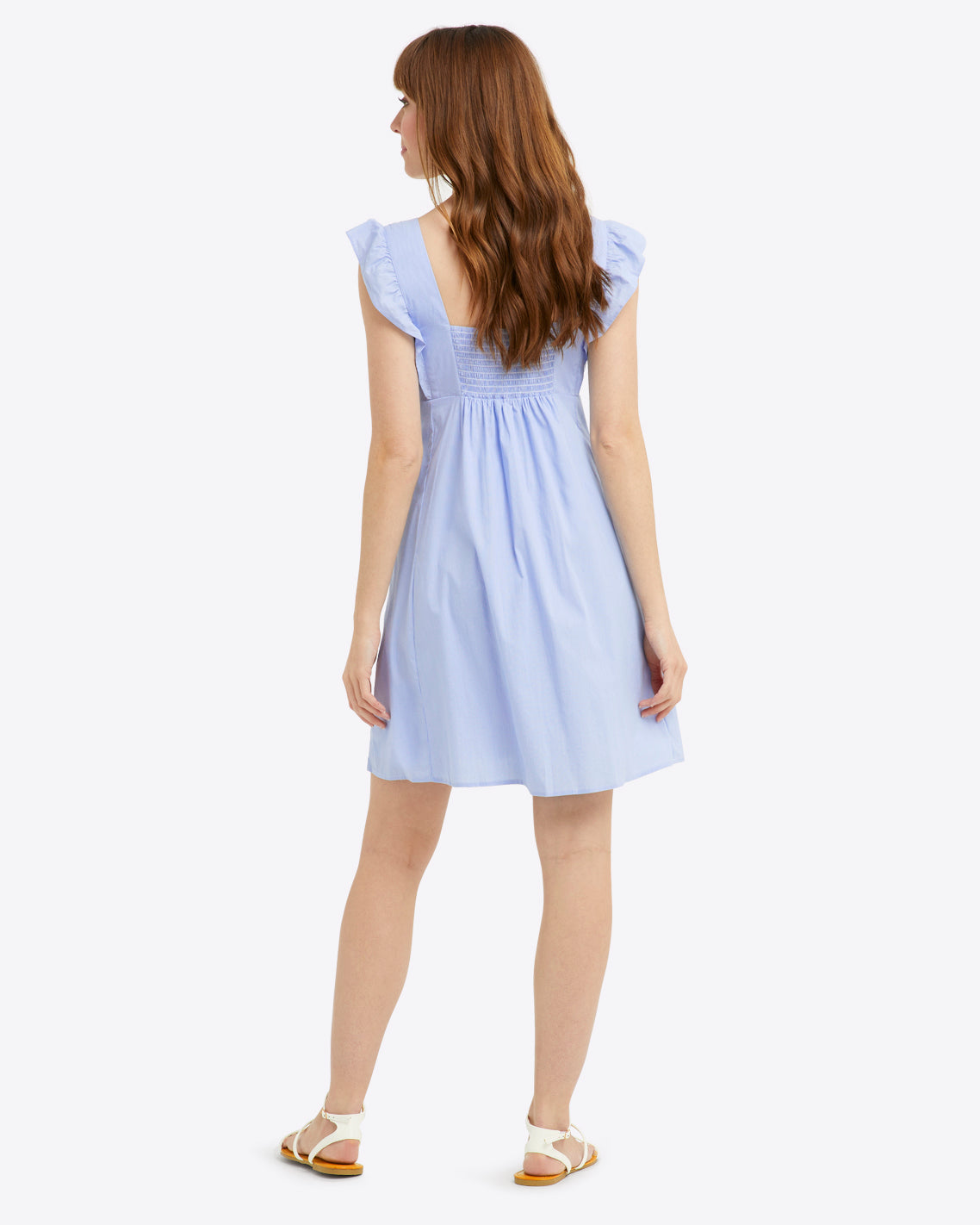 Maddie Embroidered Babydoll Dress