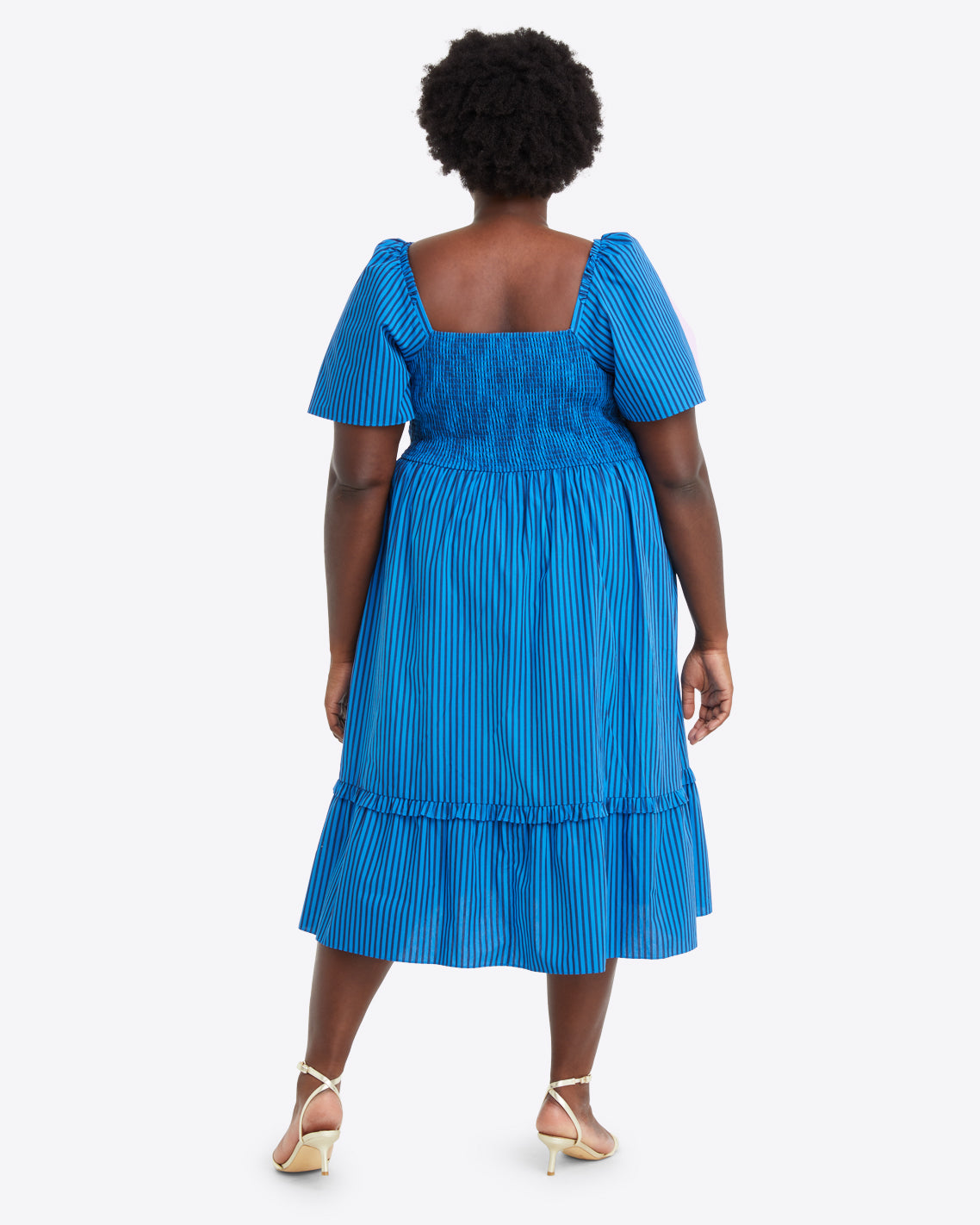 Deana Smocked Dress in Canopy Stripe – Draper James